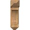 Ekena Millwork Imperial Arts and Crafts Rough Sawn Bracket w/ Offset Brace, Western Red Cedar, 8"W x 20"D x 28"H BKT0806X20X28IMP03RWR - alternate 3